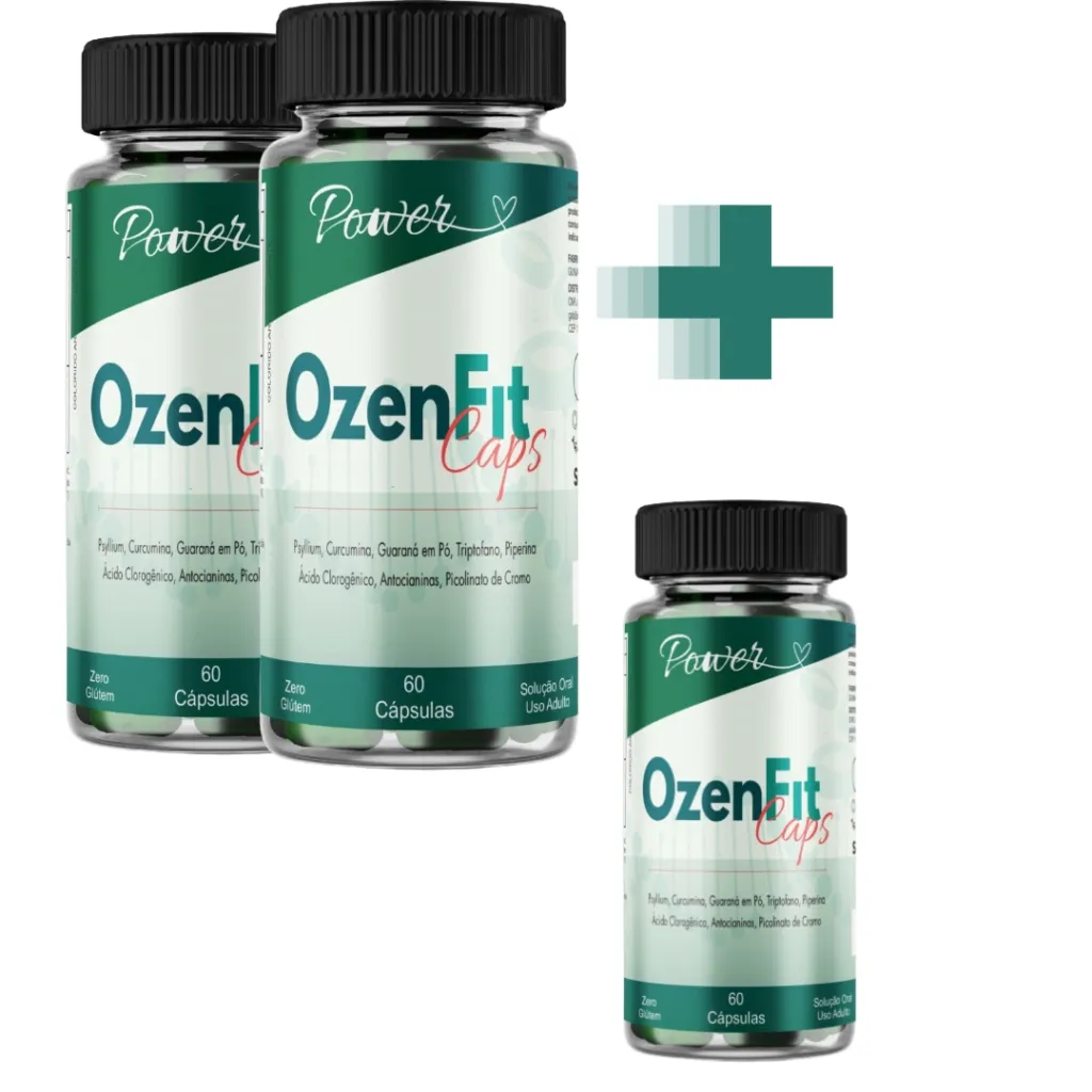 OzenFit Caps - Kit 3 Frascos