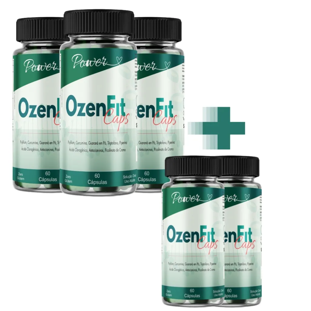 OzenFit Caps - Kit 5 Frascos